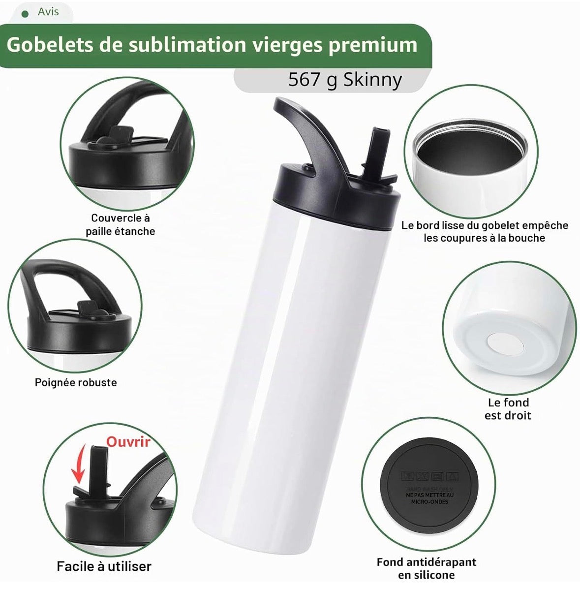 Thermos 591 ML (PRÉCOMMANDE)