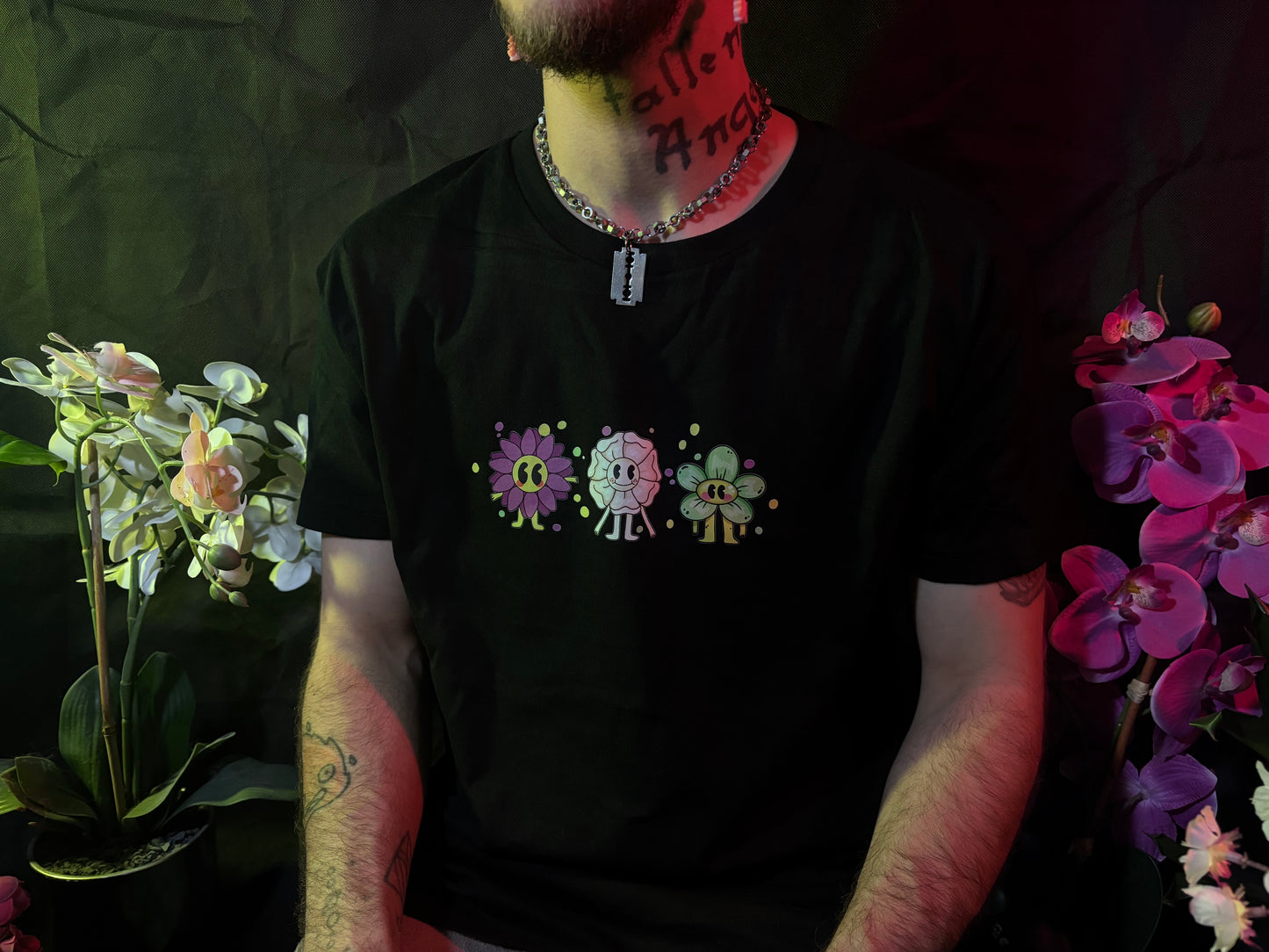 T-SHIRT TRIO FLORAL