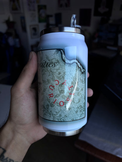 THERMOS CANETTE TICKET DU CABINET DE CURIOSITE