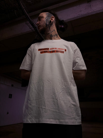 T-SHIRT L BLANC : SUCCES