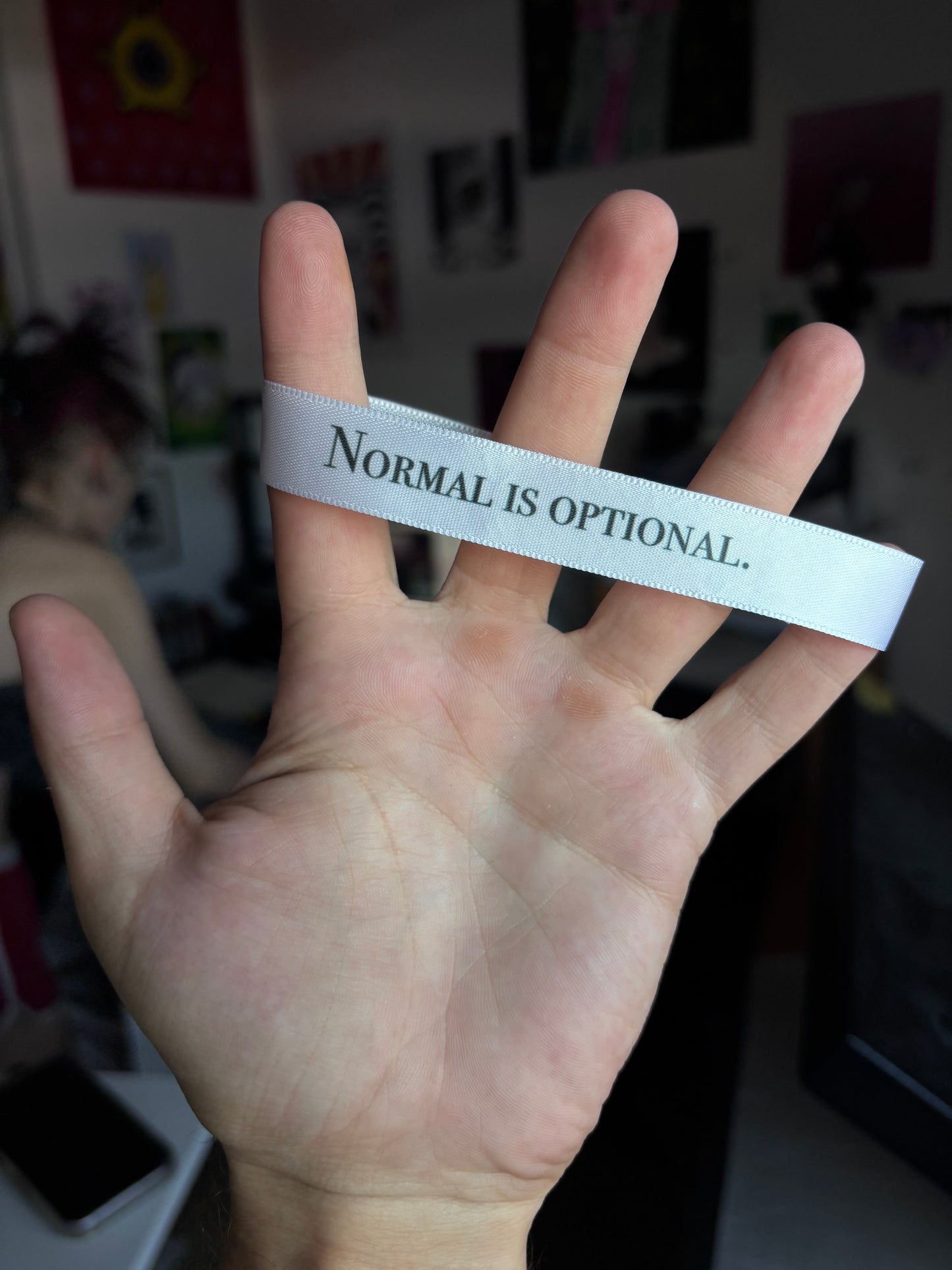 BRACELET "NORMAL IS OPTIONNAL."