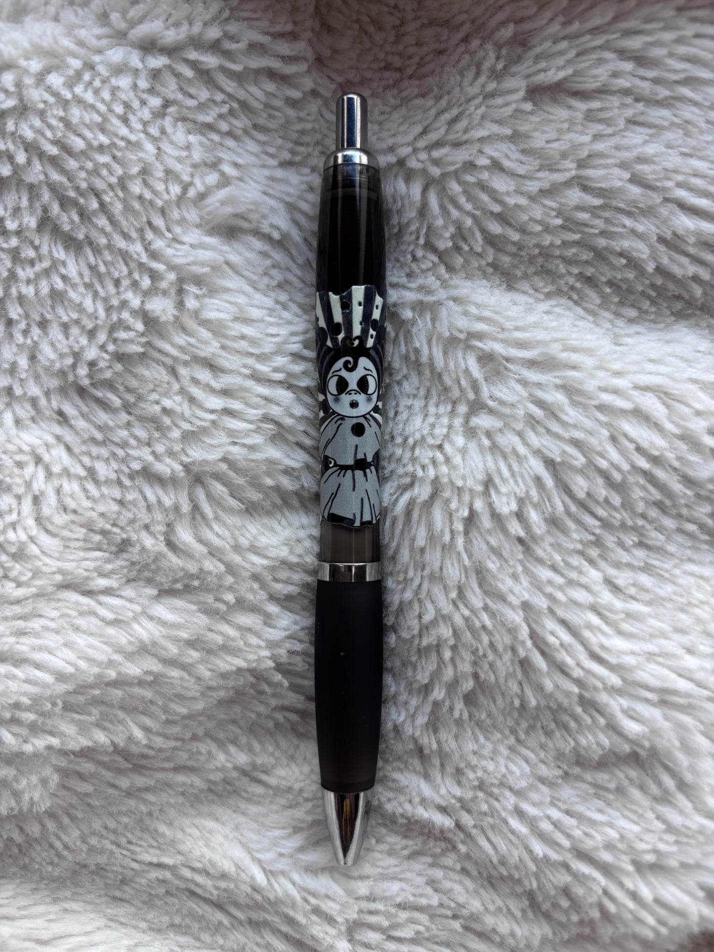 STYLO BLEU CLOWN MONOCHROME