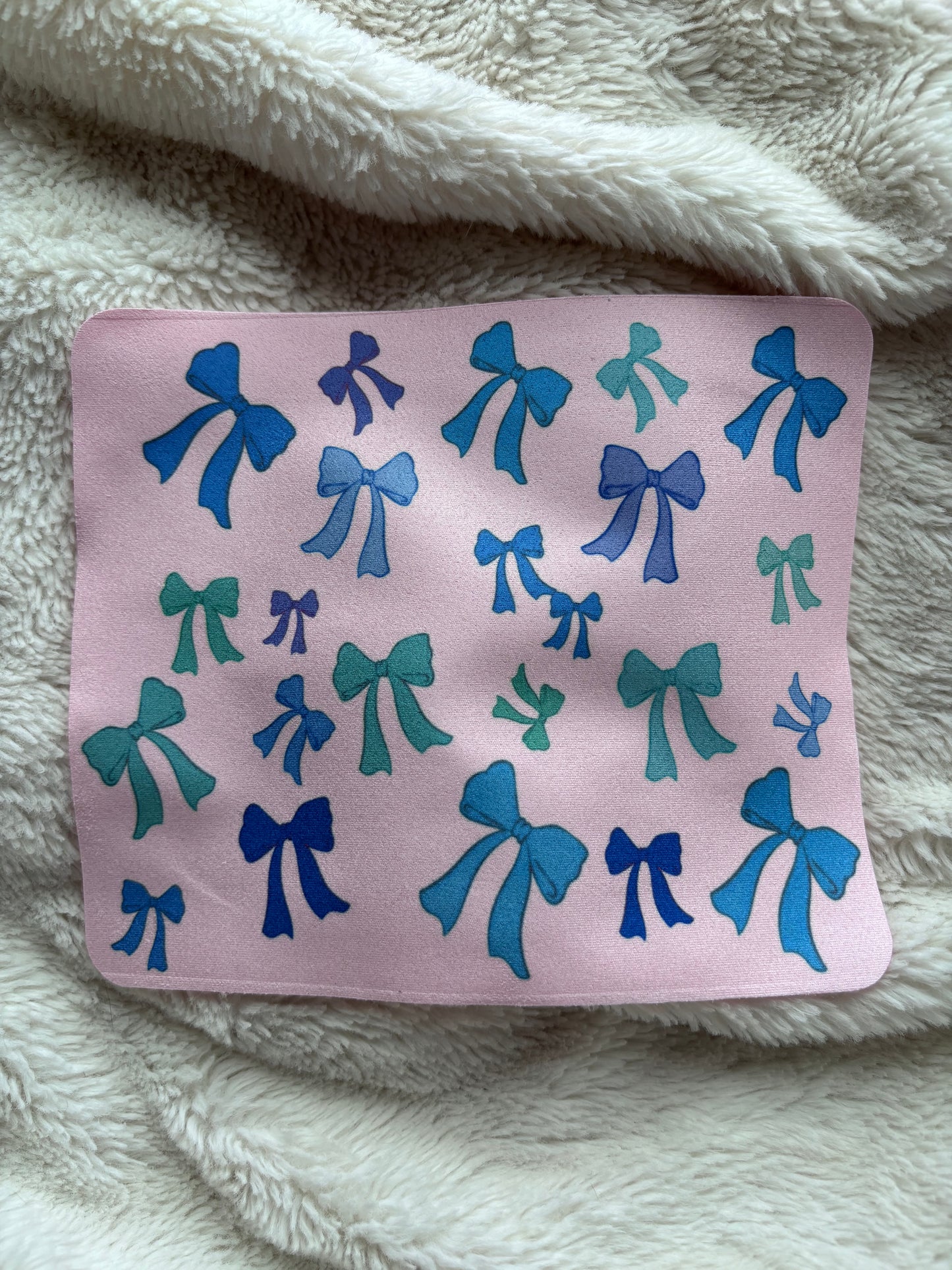 CHIFFON MICROFIBRE ROSE : NOEUDS