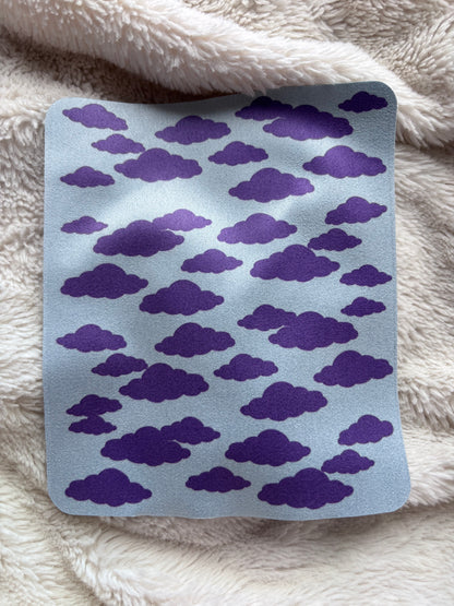 CHIFFON MICROFIBRE BLEU : NUAGE