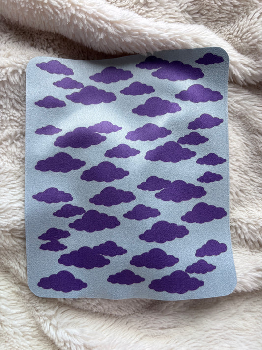 CHIFFON MICROFIBRE BLEU : NUAGE