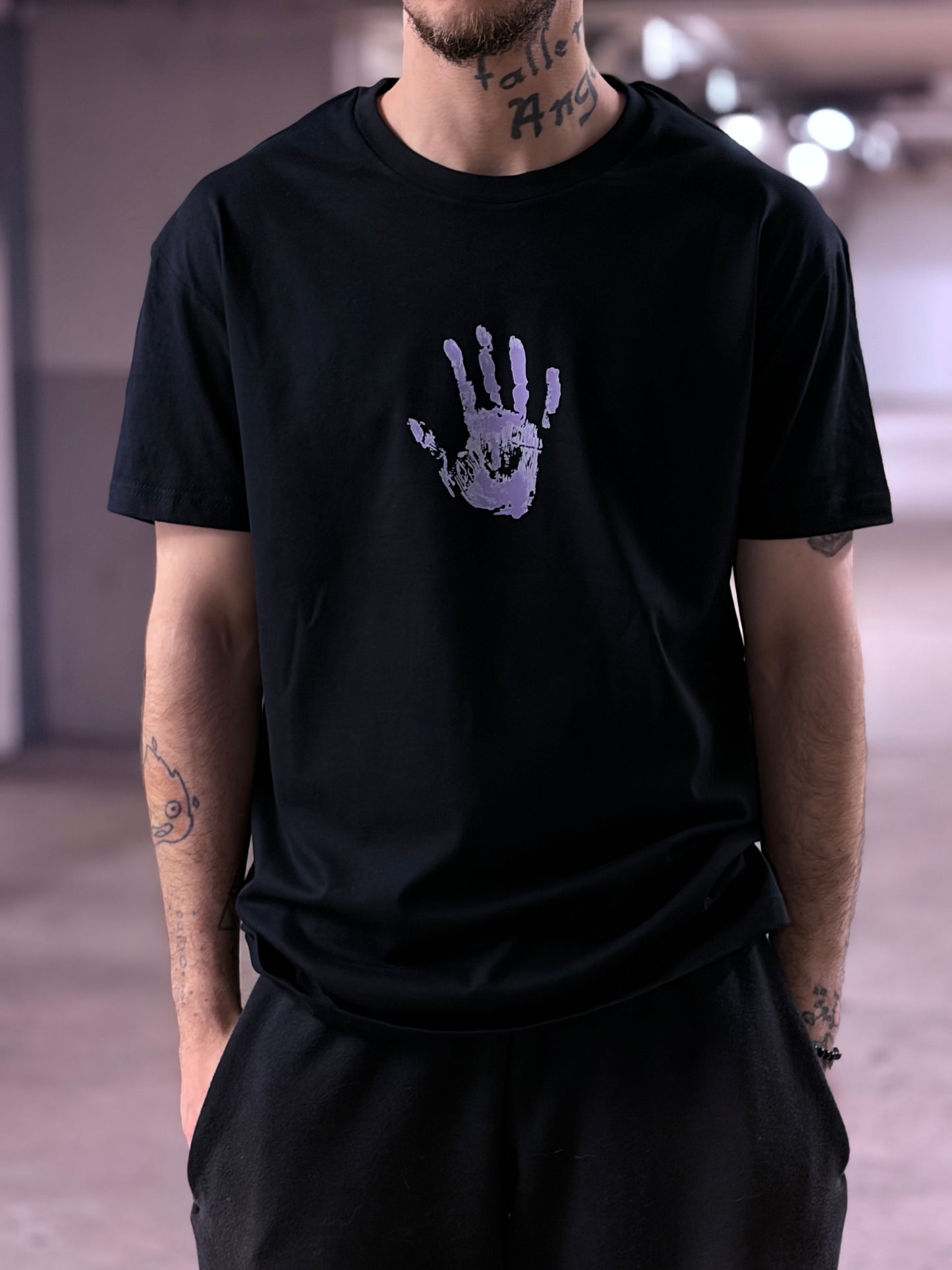 T-SHIRT NOIR : PROGRES, DETERMINATION, FORCE