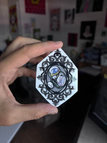 STICKERS FOETUS ENCADRE