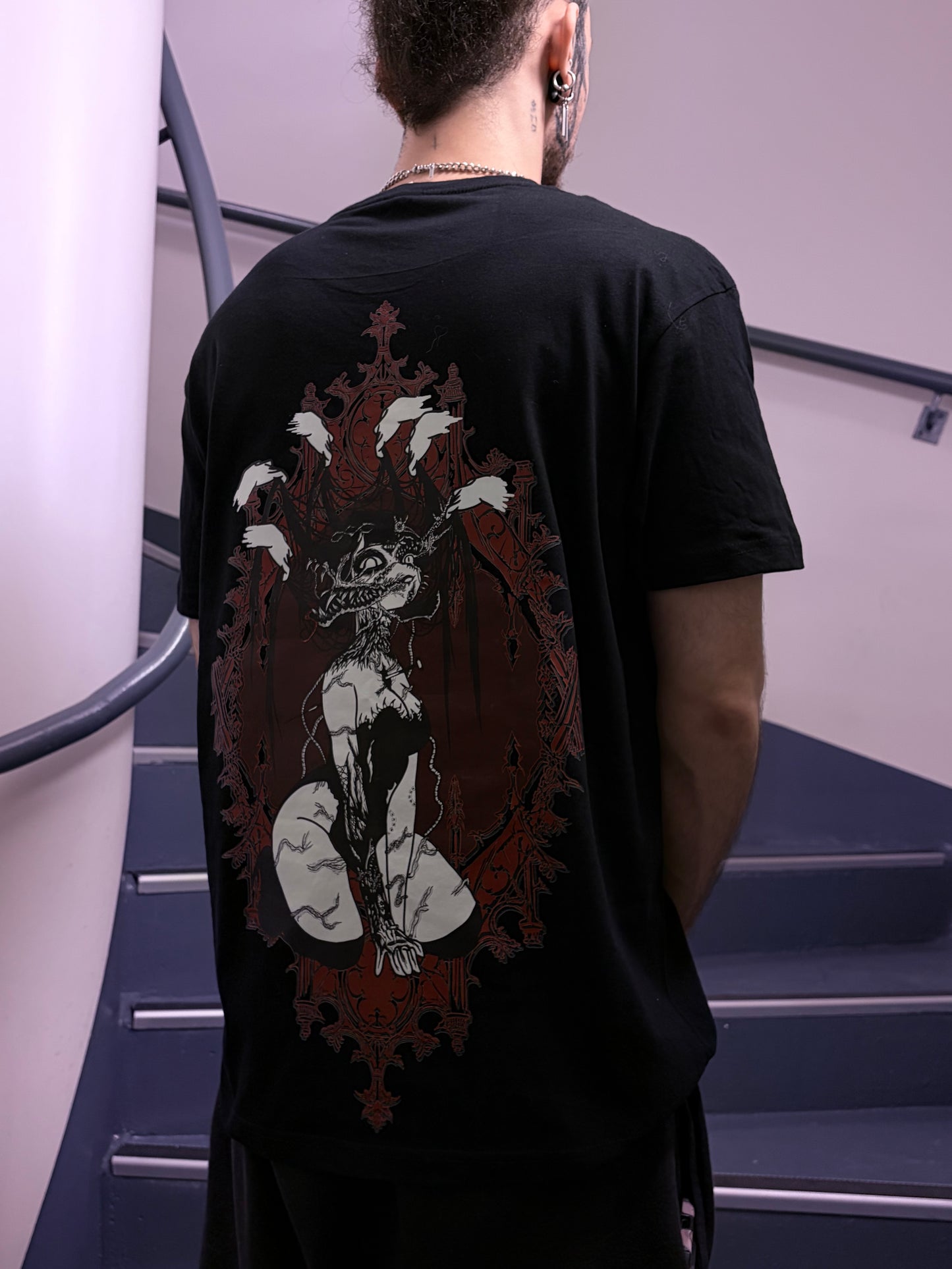 T-SHIRT CHANGE IN PROGRESS