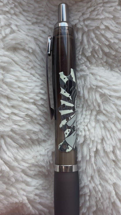 STYLO BLEU CLOWN MONOCHROME