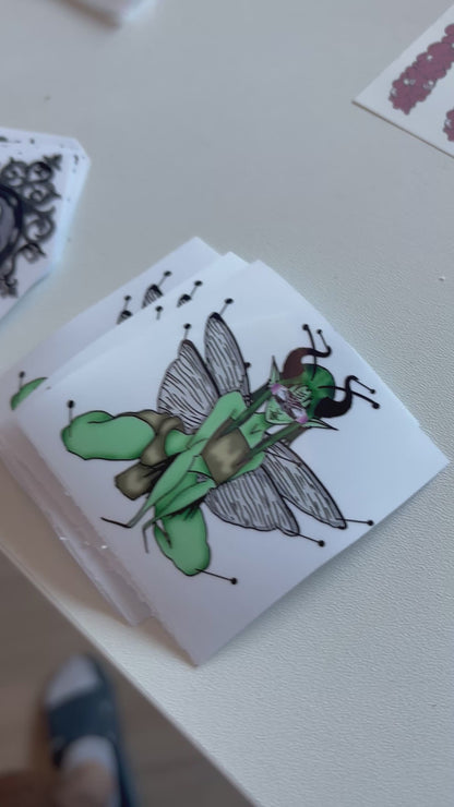 STICKERS FOETUS ENCADRE