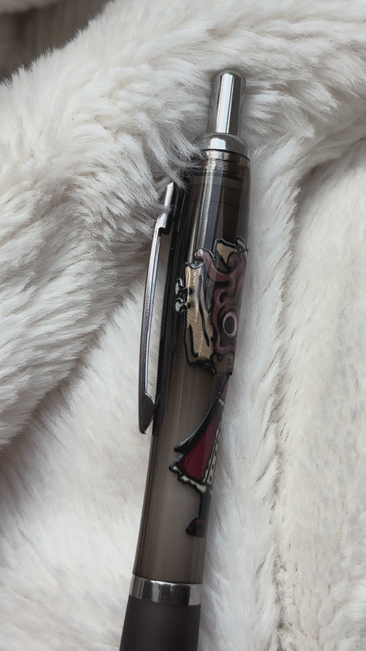 STYLO BLEU : CAISSE HUMANISE