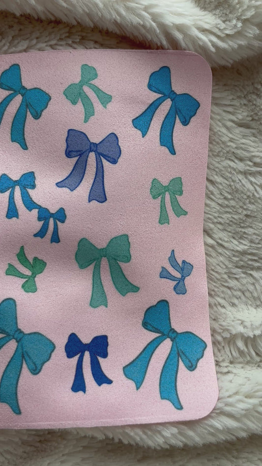 CHIFFON MICROFIBRE ROSE : NOEUDS